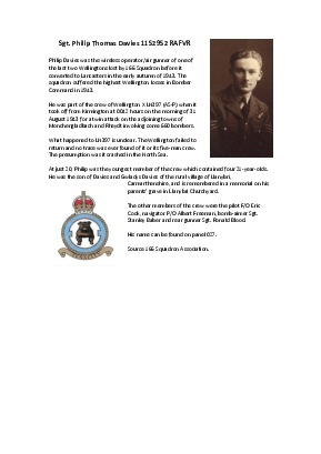 A preview of a PDF biography for Davies, Philip Thomas